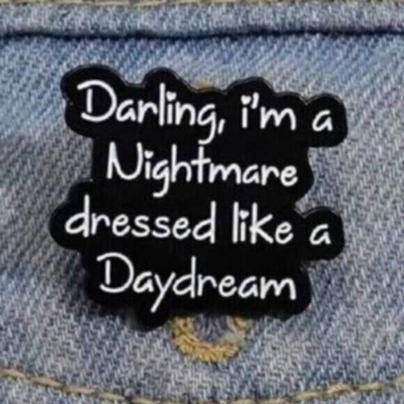 3/20 Darling Nightmare Dressed Daydream Taylor Swift Enamel Pin - Picture 1 of 1